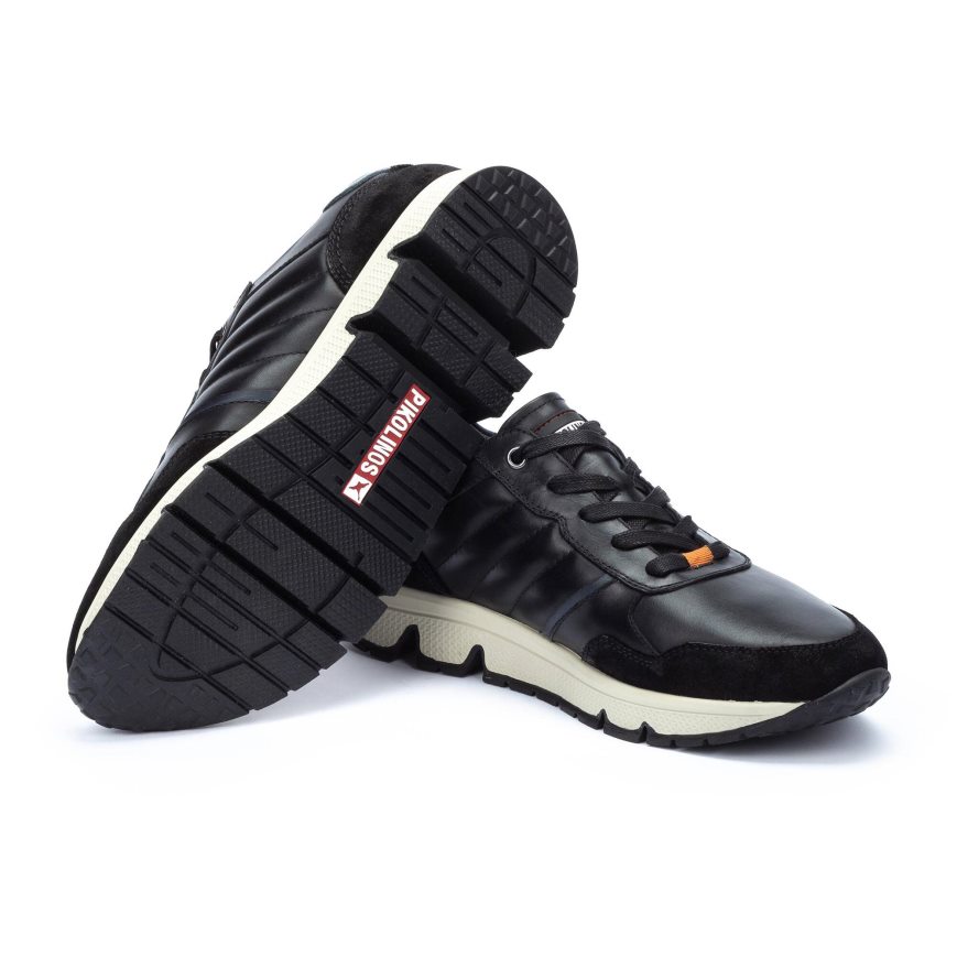 Men's Pikolinos FERROL Sneakers Black | NZ CQ012A3